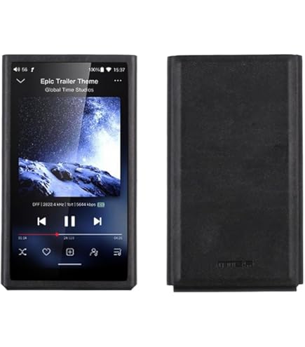 5年保証　FiiO M21 ダークブルー　別売レザーケース付 M21専用 PUレザーケース Dark Blue FIO-SK-M21-L FIIO｜フィーオ 通販